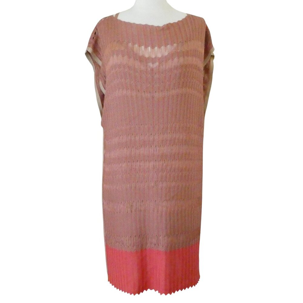 MISSONI Chevron knit shift dress IT 44 US 8 L